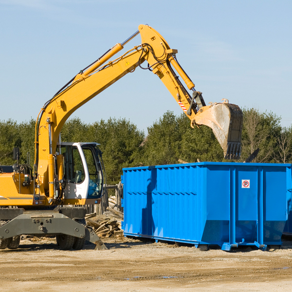 how many times can i have a residential dumpster rental emptied in Sanborn County